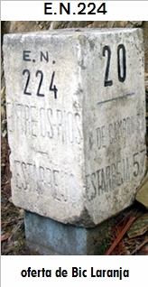 E.N. 224 - Entre-os-Rios - Cruz de Arga - Castelo de Paiva - Real - Lomba Torta - Santa Eullia
 - Cruzeiro - Vale de Cambra - Oliveira de Azemis - Loureiro - Estarreja
